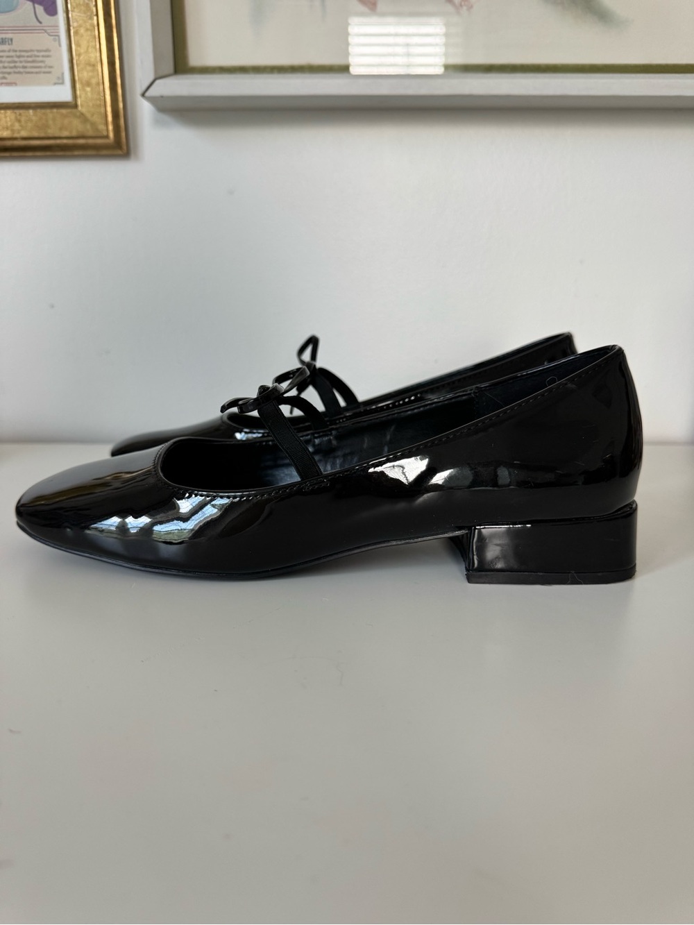 Madden Girl - Size 8 1/2 - Black Egret Flats - Picture 2 of 4